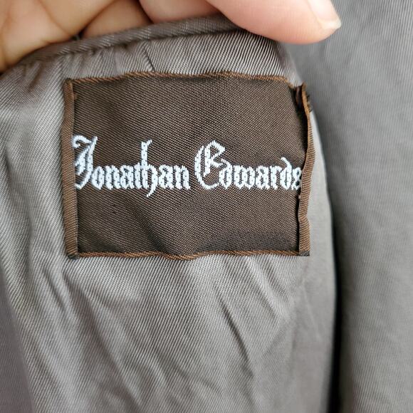 Jonathan Edwards Men's Vintage 100% Silk Blazer Jacket 44R - Picture 6 of 12